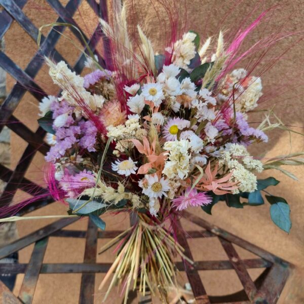 Bouquet Tendresse Fleurs séchées Bios et Françaises